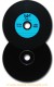 Carbon Vinyl CD-R Blau
