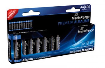 1 MediaRange Premium Alkaline Batterie AA|LR6 1.5V<br>10er Pack