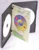 50 DVD Doppel Boxen schwarz für 2 CD oder DVD mit Booklethalterung