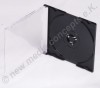 1 Mini CD Slimcase CD Box für Mini Disc mit schwarzem Tray