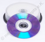 Mini DVD-R 10 Stück, Inkjet bedruckbar mit 1,46 GB Speicherplatz in Cakebox