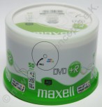 Maxell DVD+R Inkjet bedruckbar, vollflächig 50 Stück