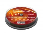 wiederbeschreibbar CD-RW 700MB|80min 12x speed,  Cake 10