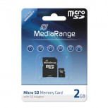Micro SD MR Speicherkarte 2GB mit Adapter