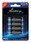 1 MediaRange Premium Alkaline Batterie AA|LR6 1.5V<br>4er Pack