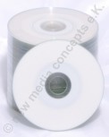 Mini-CD-R 50 Stück, 80 mm, 200 MB, printable weiß, A-Qualität