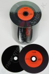 Vinyl CD Rohlinge Carbon Orange 100 Stück,700 MB zum archivieren