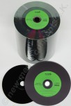 Vinyl CD Rohlinge Carbon Grün 100 Stück,700 MB zum archivieren