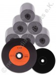 Vinyl CD Rohlinge Carbon Orange 600 Stück,700 MB zum archivieren