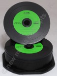 Vinyl CD Rohlinge Carbon Grün 25 Stück,700 MB zum archivieren