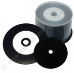 Vinyl CD Rohlinge Bedruckbar 700 MB   50 Stück  mit geprägten Rillen zum archivieren