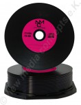 Vinyl CD Rohlinge Carbon, 25 Stück ,700 MB zum archivieren, Dye schwarz